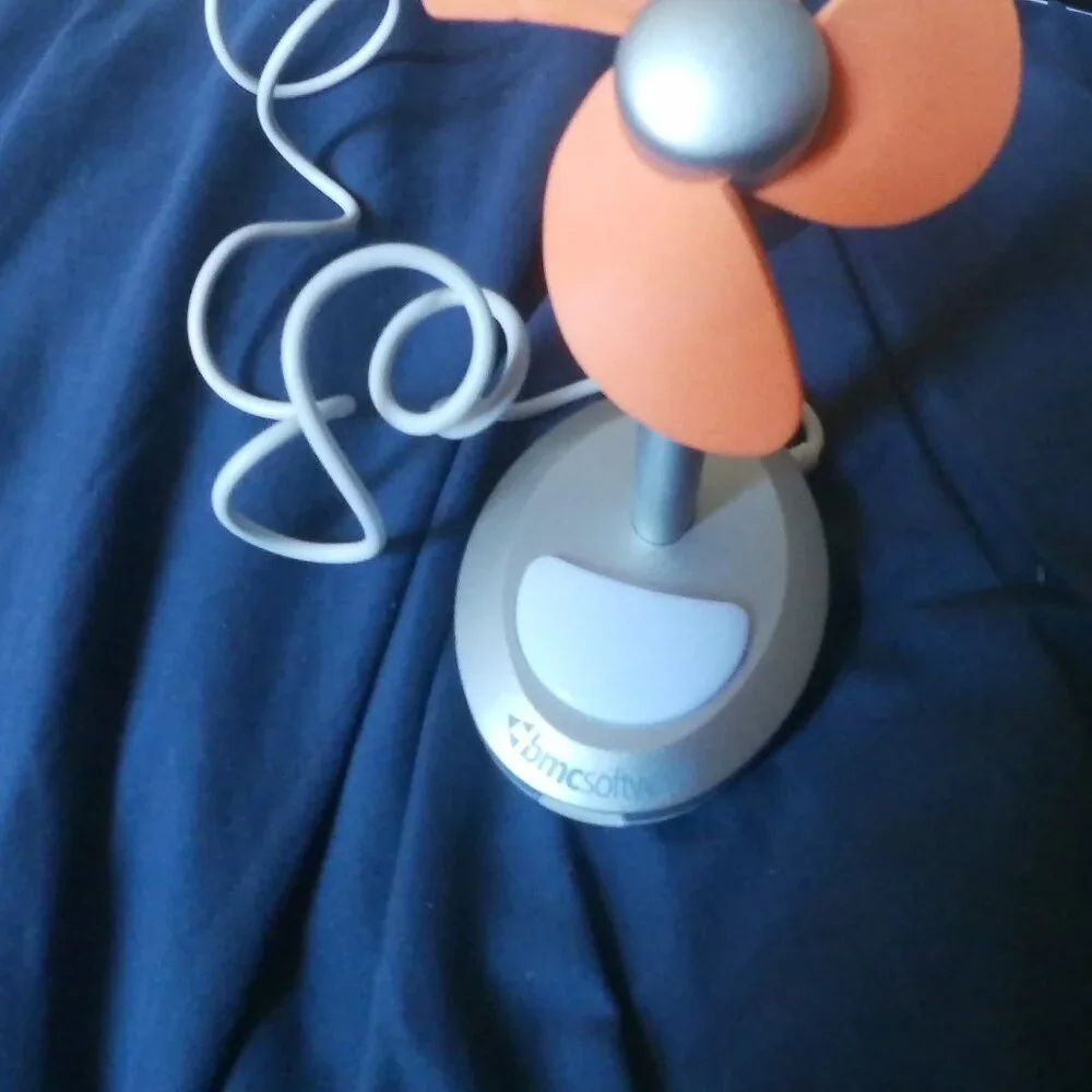 BMC Software Mini Desk Fan - Picture 1 of 6